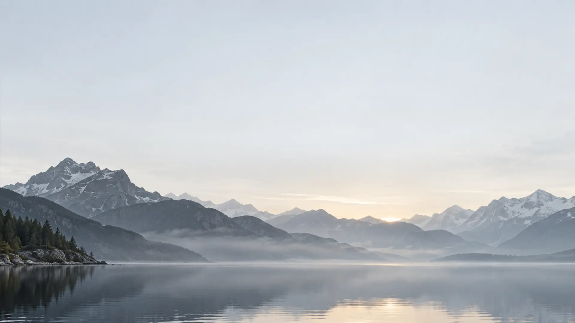 A calm horizon representing clarity after complex systems work