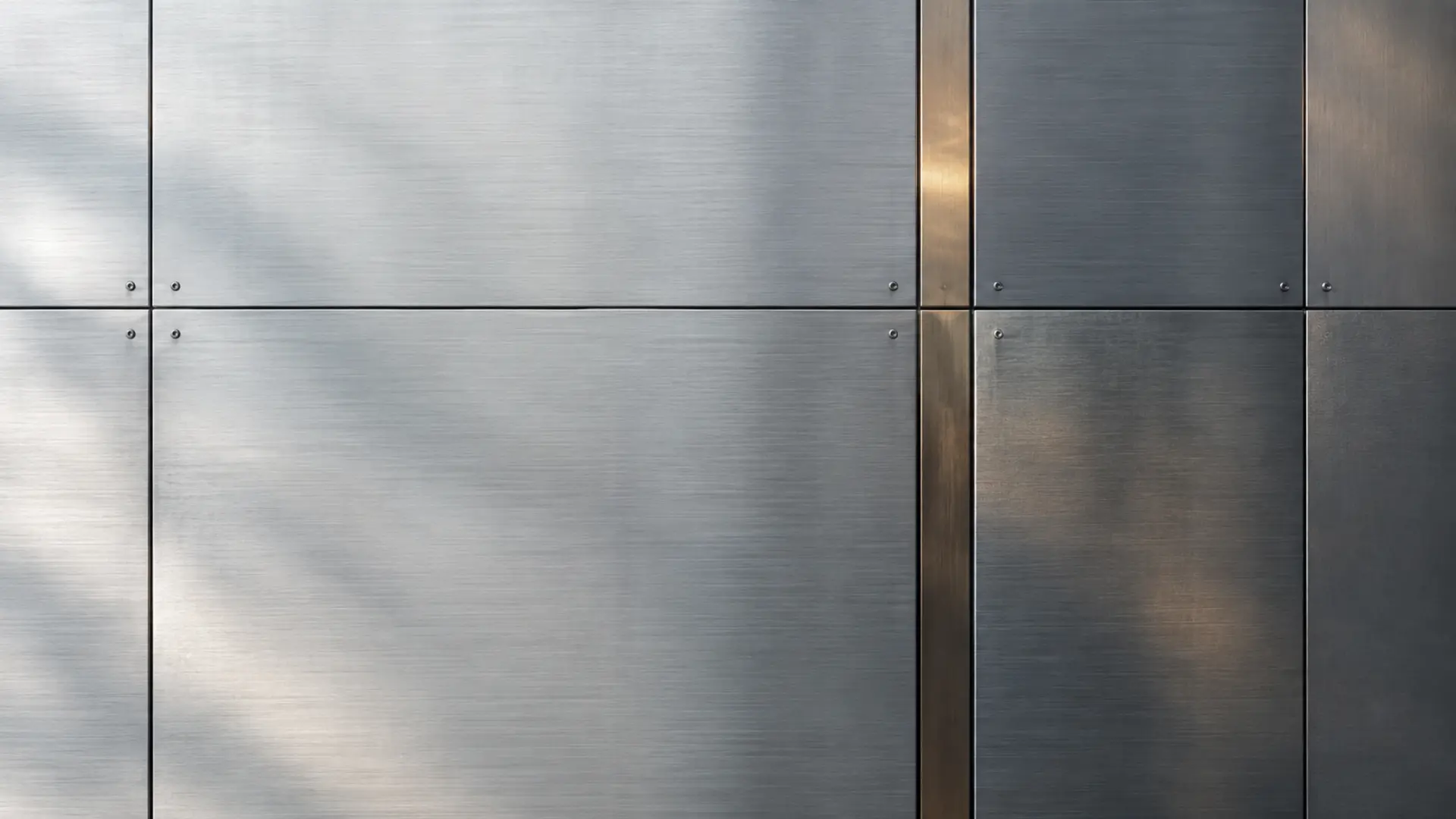 Precisely joined architectural panels representing five coordinated operating layers